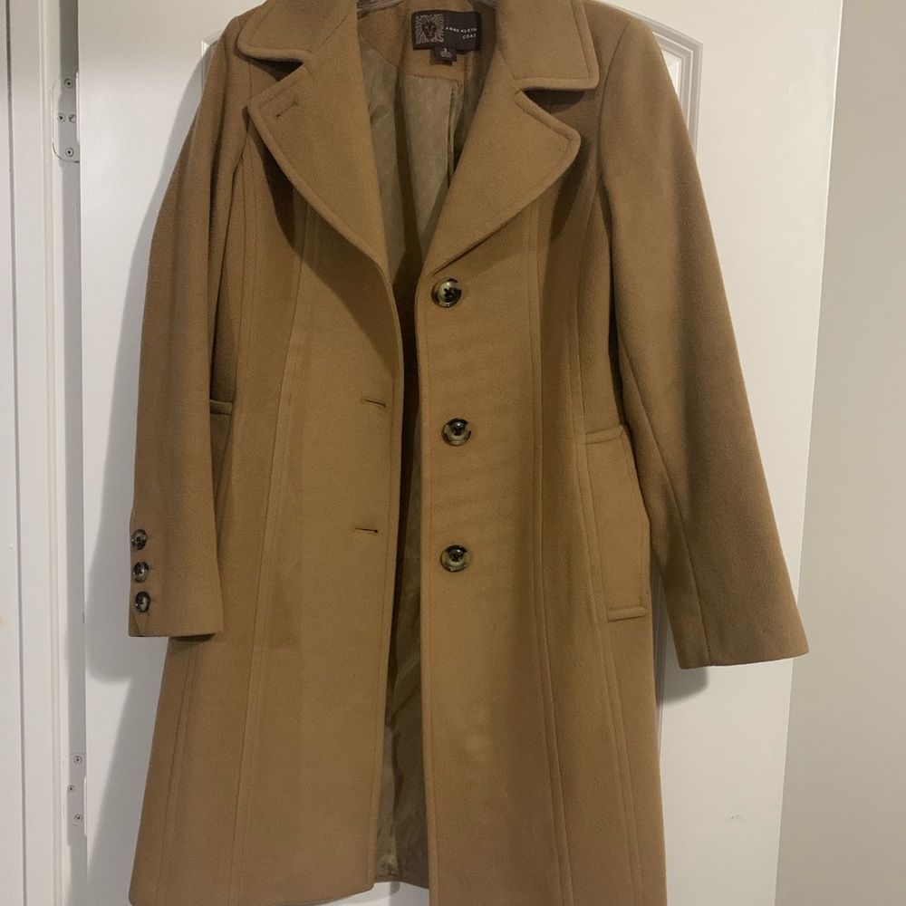 Wool camel coat